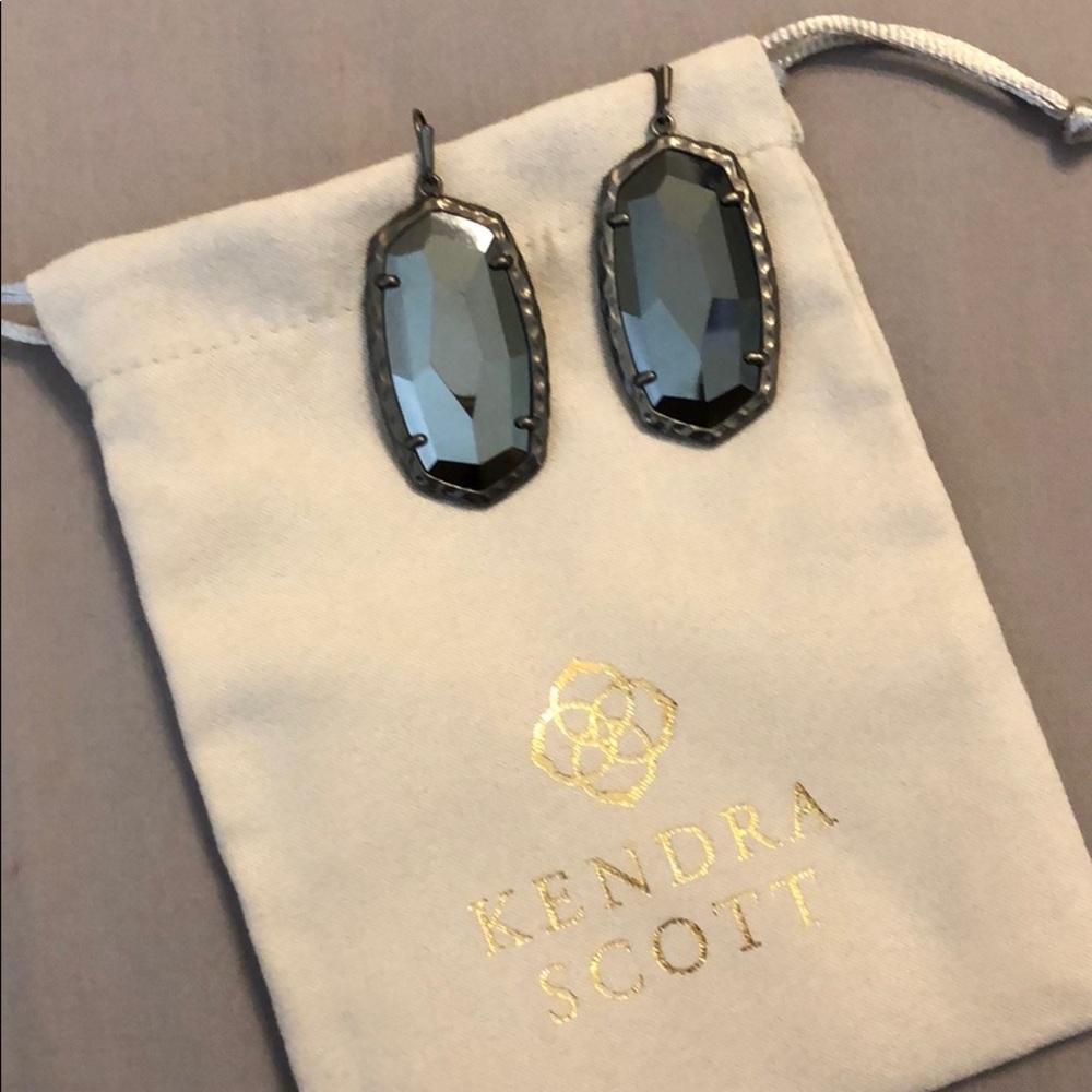 KS hematite Ella earrings